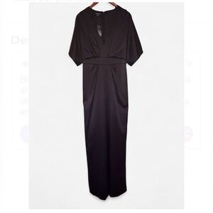 Bebe Kimono Gathered Maxi dress/jumpsuit